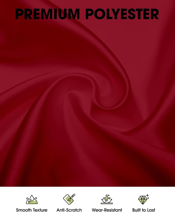 Pureegg Rectangle Table Cloth 60" x 84" – 8 Packs, Durable Polyester Tablecloth - Image 2