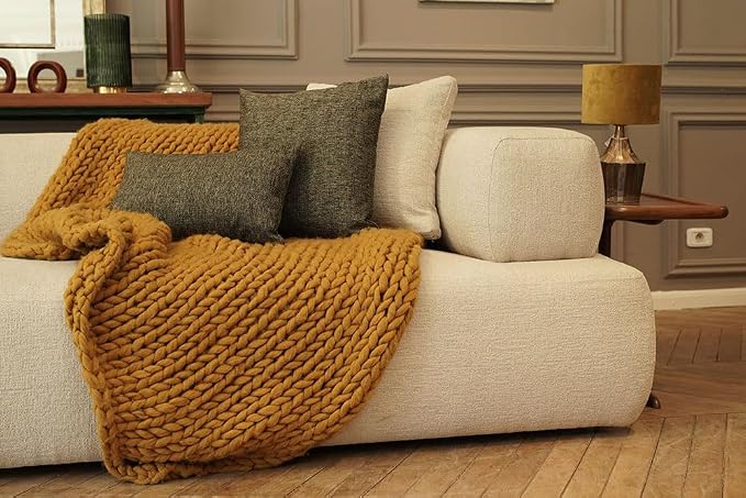 Haven & Glow Decorative Throw Pillow Cover – Square Cushion Case - Image 9