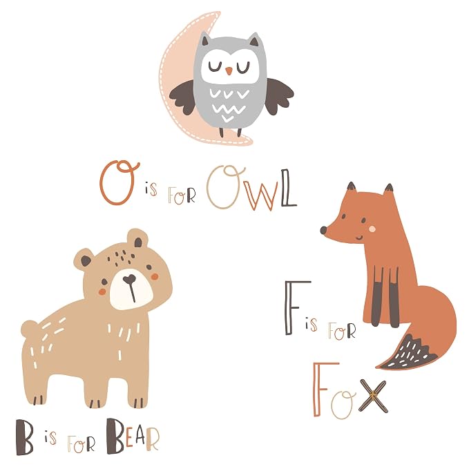 Bedtime Originals Animal Alphabet 5-Piece Infant Nursery Baby Crib Bedding Set - Image 8