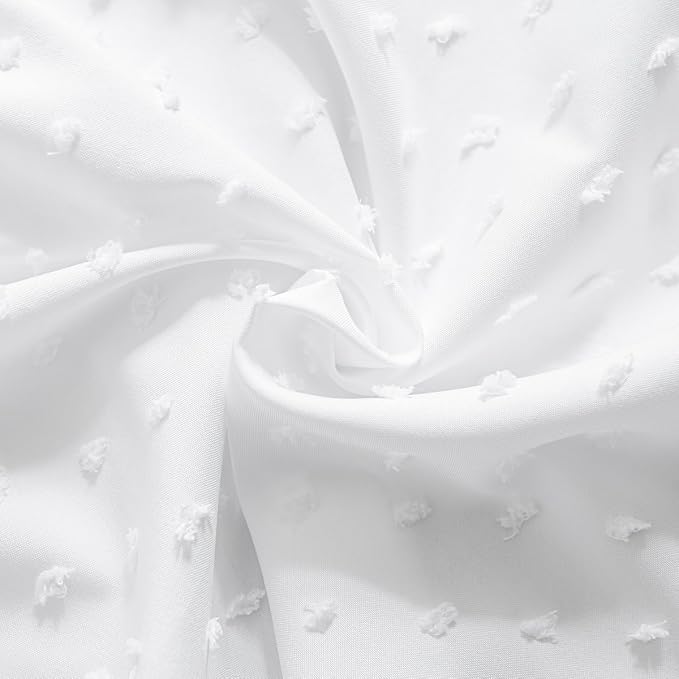 Tufted Dot Bed Skirt Queen Size, Ruffled Bed Skirt - Image 3