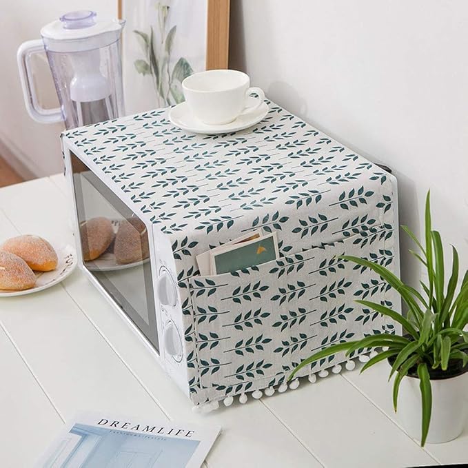 AKOAK 1 Pack 30cm x 90cm/11.81" x 35.43" Household Kitchen Microwave Dust Cover - Image 4