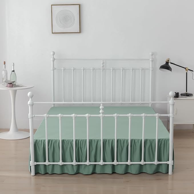 Bed Skirt King Size Ruffled Bed Skirts - Image 4