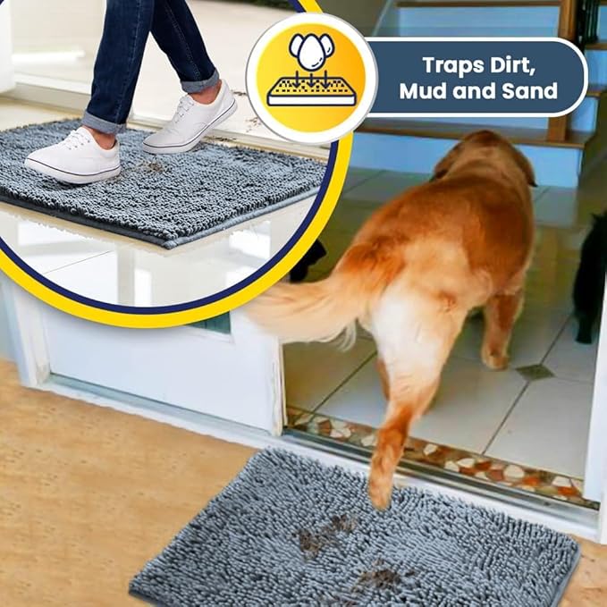 Muddy Mat® AS-SEEN-ON-TV Highly Absorbent Microfiber Door Mat and Pet Rug - Image 6