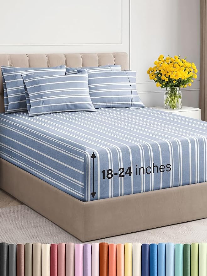 Extra Deep King Sheet Set by CGKUnlimited
