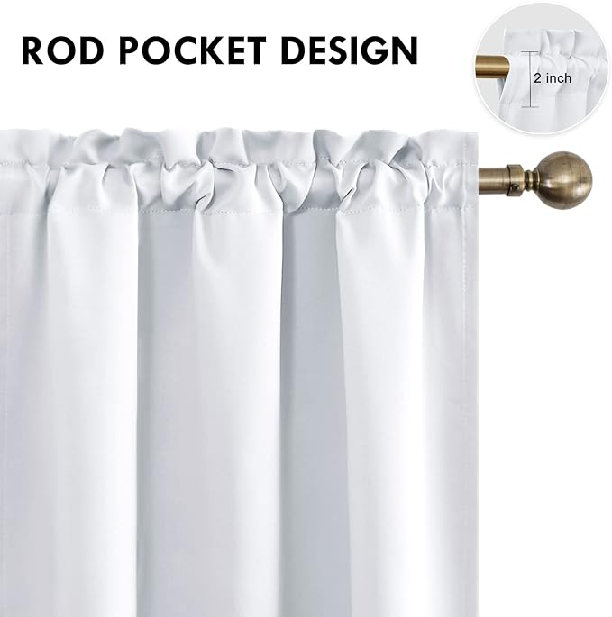 DWCN Blackout Curtains – Thermal Insulated, Energy Saving & Noise Reducing - Image 4