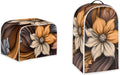 Vintage Flower Floral Pattern Appliance Covers Set Washable Kitchen Blender by Pointodoor