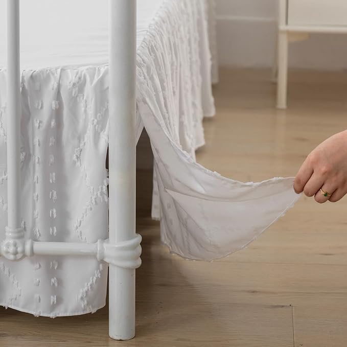 Bed Skirt Full Size Ruffled Bed Skirt - Image 3