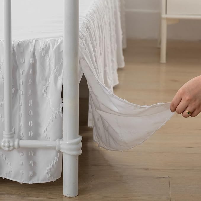 Bed Skirt Full Size Ruffled Bed Skirt - Image 3