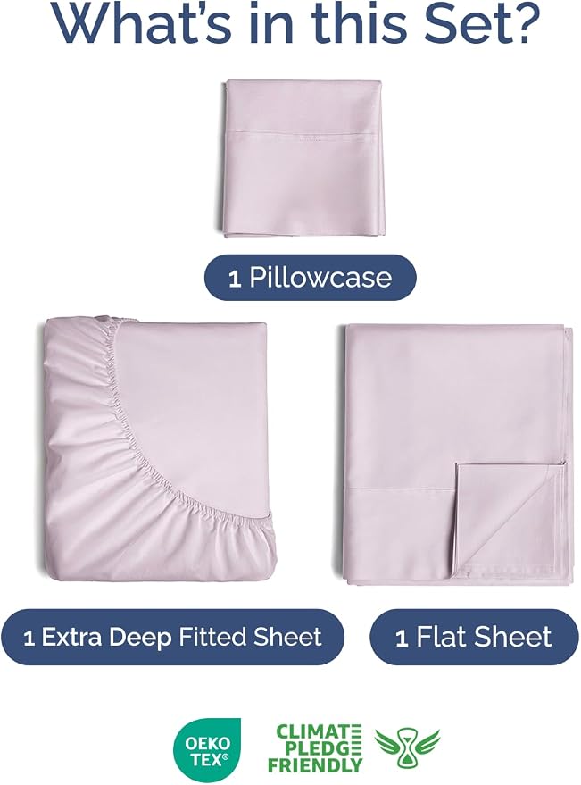 Extra Deep Pocket Twin XL Sheets - Image 2