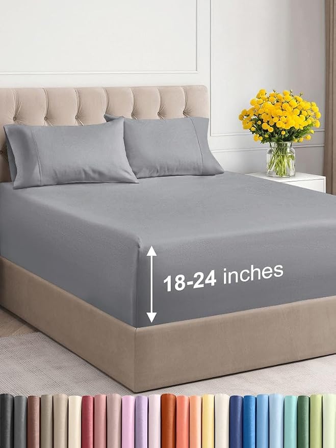 Extra Deep Twin Sheet Set by CGKUnlimited
