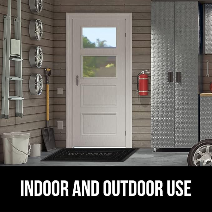GORILLA GRIP 100% Waterproof All-Season WeatherMax Doormat 35x23, US Designed - Image 10