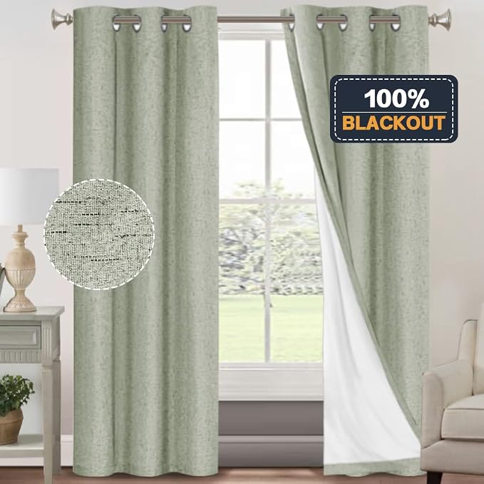PrinceDeco 100% Blackout Curtains 84 inches Long - Image 6