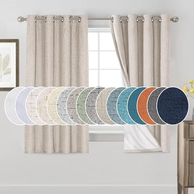 PrinceDeco 100% Blackout Curtains by PrinceDeco