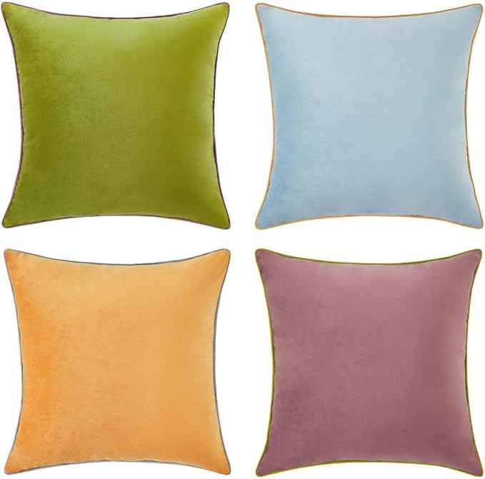 MONDAY MOOSE Decorative Throw Pillow Covers Cushion Cases, Mix and Match by MondayMoose