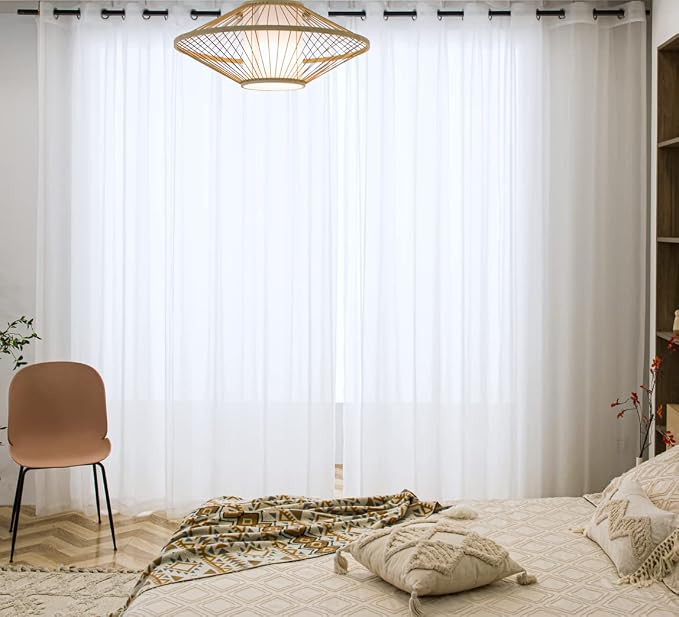 PI Transparent Sheer Curtains by PI