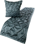 The HomeCentric Decorative Blue King 90 x 18 inch Bed Runner by TheHomeCentric