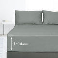 Sunflower Twin Fitted Sheet, 1-Piece Deep Pocket Fitted Bottom Sheet 15" by SunflowerHometexUS