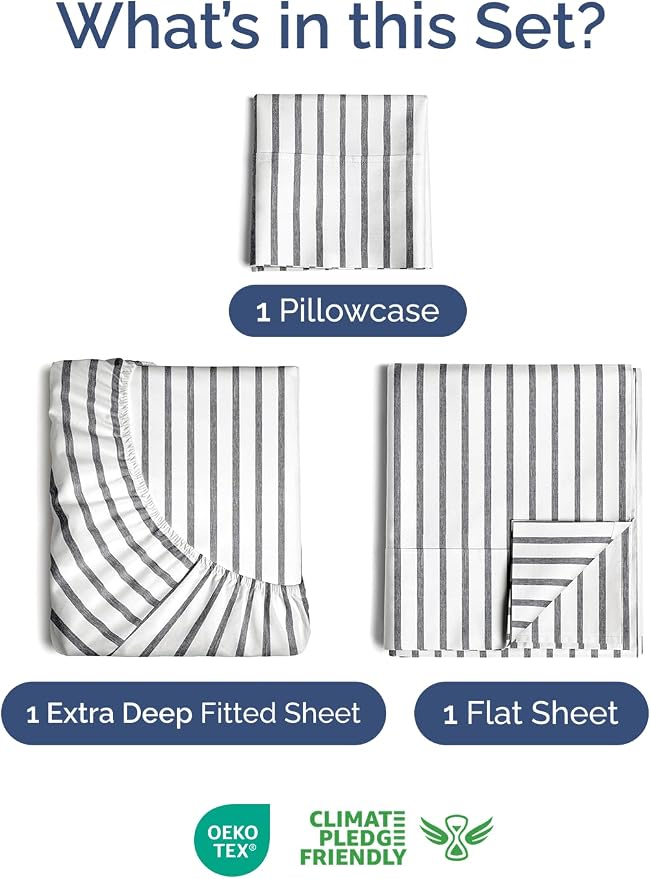 Extra Deep Pocket Twin Sheets - Image 2