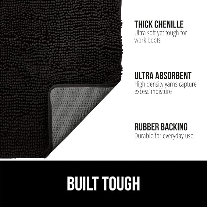 GORILLA GRIP SOAKSTOPPER Dog Door Mat, Machine Washable Rug Absorbent Doormat - Image 3