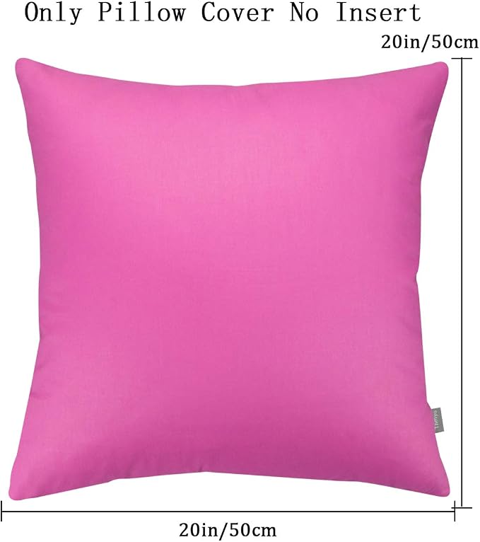 Thmyo 4-Pack 100% Cotton Comfortable Solid Decorative Throw Pillow Case - Image 5