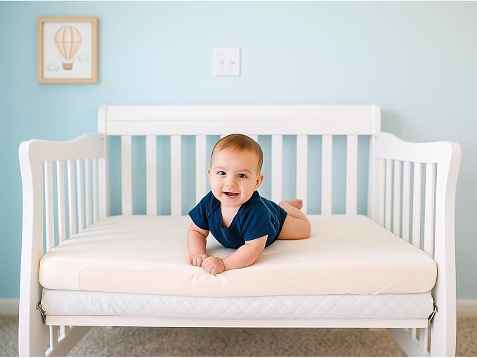 Organic Cotton Crib Mattress Protector - Image 5