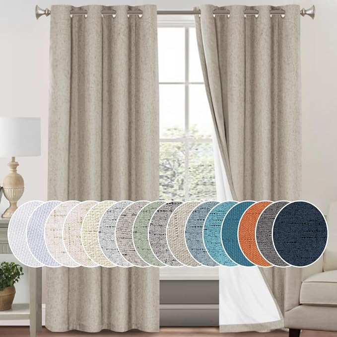 PrinceDeco 100% Blackout Curtains by PrinceDeco