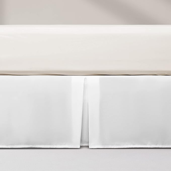 SONIVE Full Bed Skirt, Classic Tailored Easy Fit Brushed Microfiber Skirts - Image 8