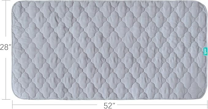 Waterproof Crib Mattress Protector Pad Cover 2 Pack 28" x 52", Anti Slip & - Image 5