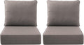 Luxury Outdoor Seat Cushion Set-22 x 24 x 6 Inch Outdoor Chair Cushions by NatureComfyOutdoorFurniture