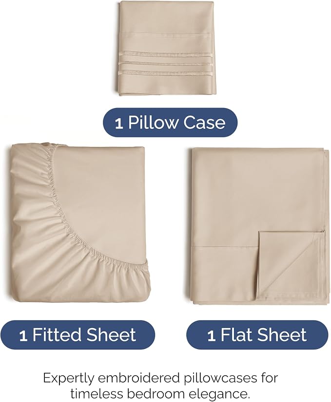 Twin XL Size 3 Piece Sheet Set - Image 2
