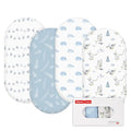 Gllquen Baby Bassinet Sheets 4 Pack, Breathable Cozy Fitted Mattress Sheet by GLLQUENBABY