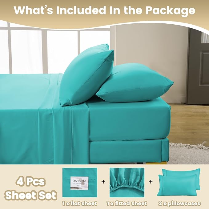 Silky Soft Queen Size Sheet Set - Image 7