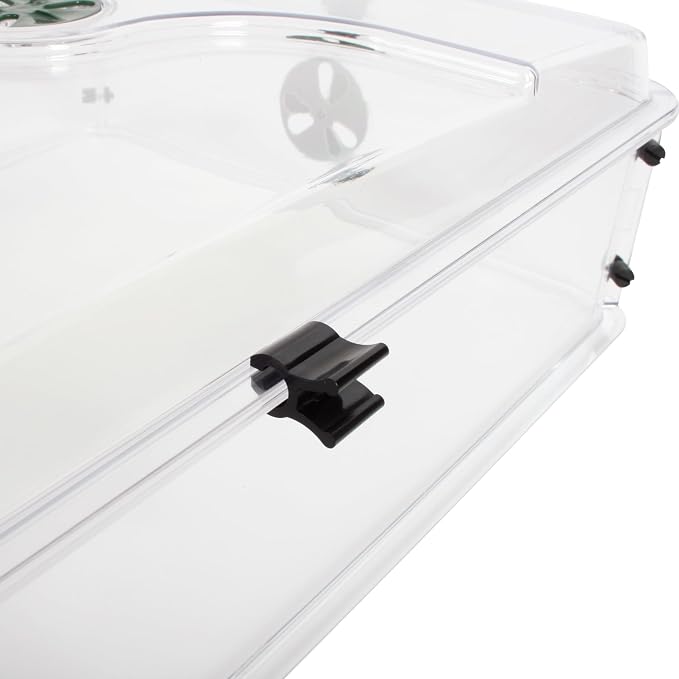 EarlyGrow 95457 24" x 15" x 16.75" Domed Propagator, 3 Side Extenders and - Image 4