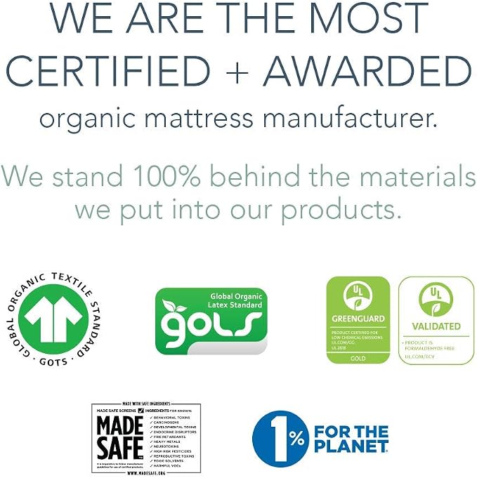 Naturepedic Organic Waterproof Mattress Protector Pad, Fitted Stretch Knit - Image 7