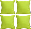 Thmyo 4-Pack 100% Cotton Comfortable Solid Decorative Throw Pillow Case by Thmyo