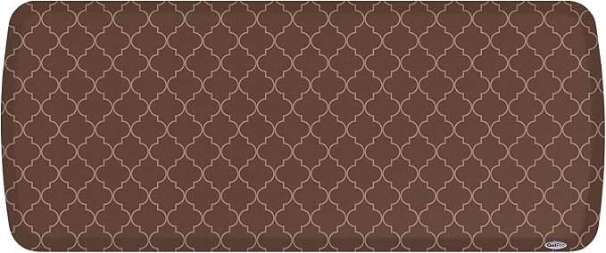 GelPro Elite Premier Anti-Fatigue Kitchen Comfort Floor Mat, Trellis Walnut - Image 2