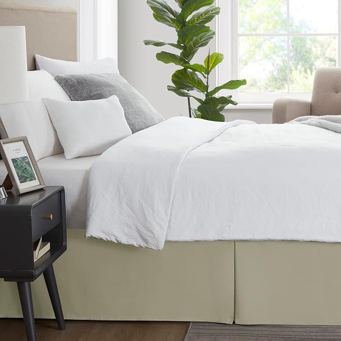 Nestl Green Bed Skirt King Size - Image 3