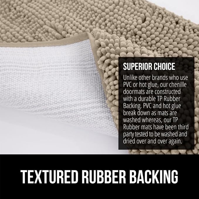 GORILLA GRIP SOAKSTOPPER Dog Door Mat, 70x24 Machine Washable Rug Absorbent - Image 5
