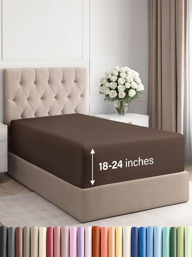 Extra Deep Twin XL Fitted Sheet by CGKUnlimited