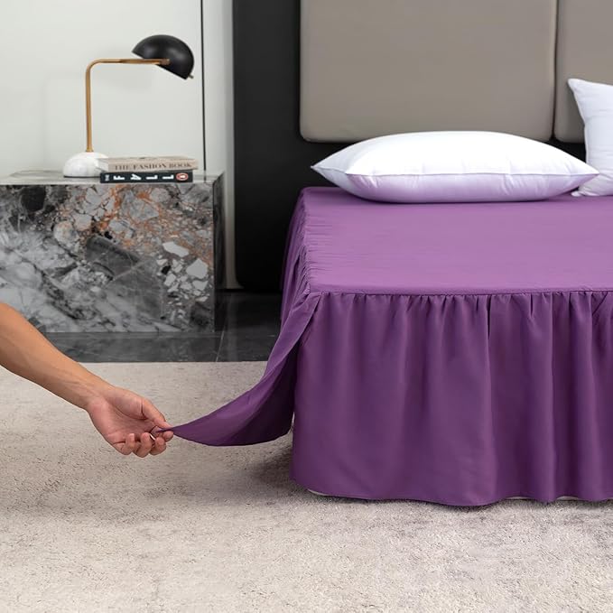 Bed Skirt King Size Ruffled Bed Skirt - Image 2