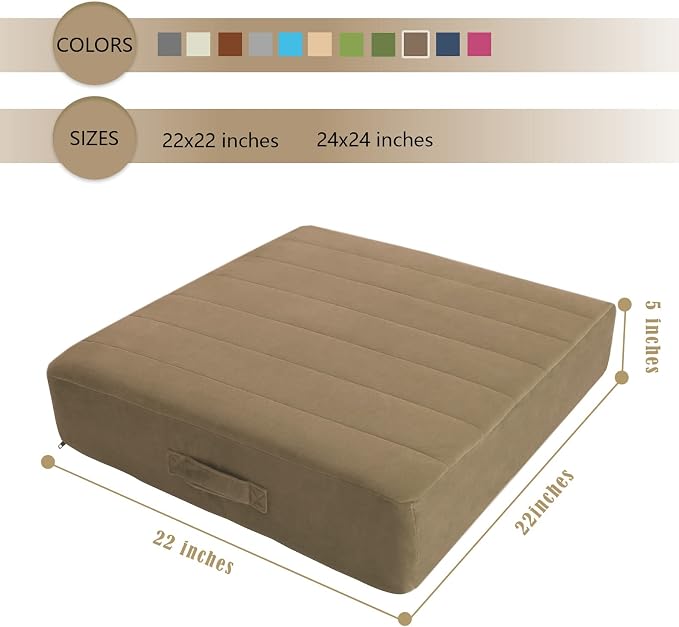 MeMoreCool Square Floor Pillow Seating - Image 7