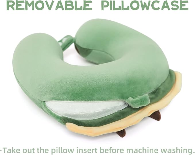 Niuniu Daddy Dinosaur Kids Travel Neck Pillow Road Trip Essentials - Image 6