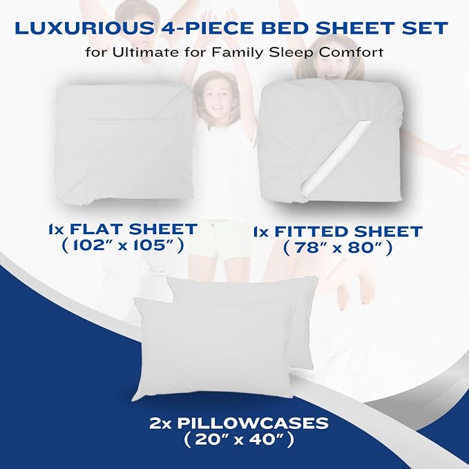 DREAMCARE California King Sheet Sets - Image 8