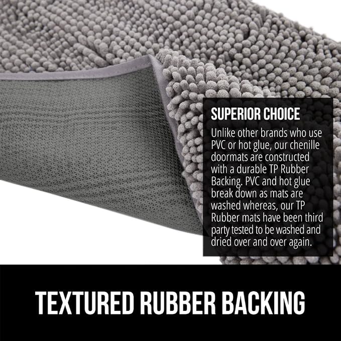 GORILLA GRIP SOAKSTOPPER Dog Door Mat, Machine Washable Rug Absorbent Doormat - Image 6