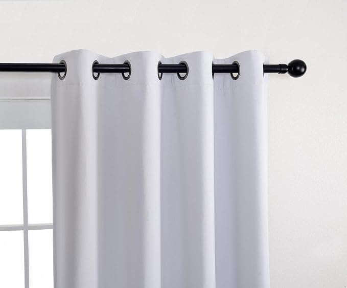 MIUCO Room Darkening Thermal Insulated Grommet Window Blackout Curtains - Image 5