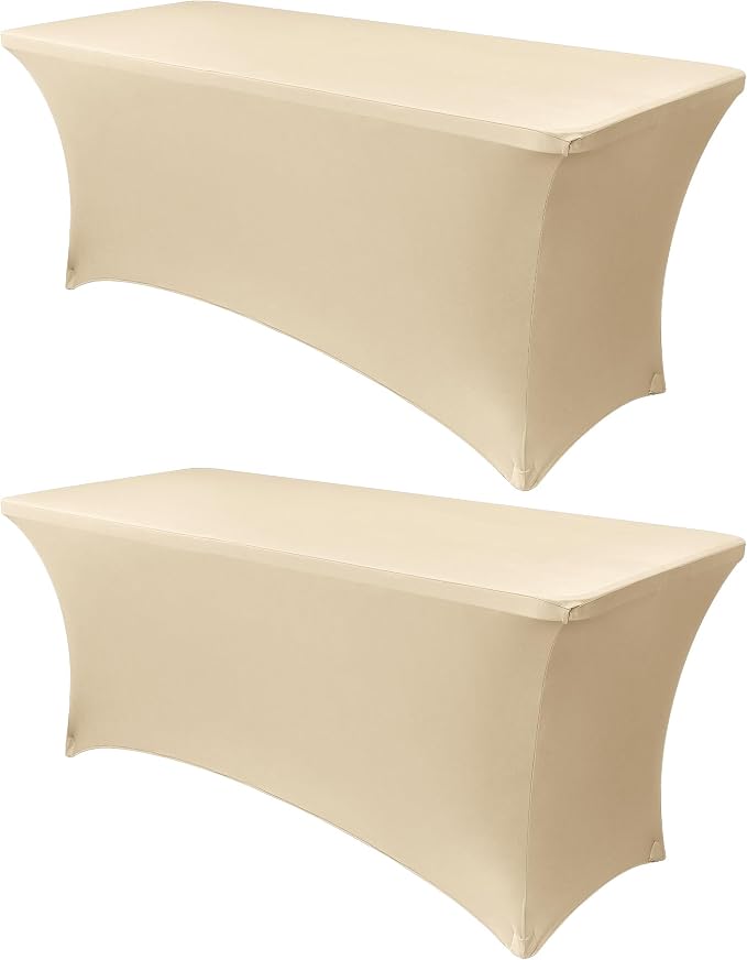 Obstal 8Ft Stretch Spandex Table Cover by Obstal