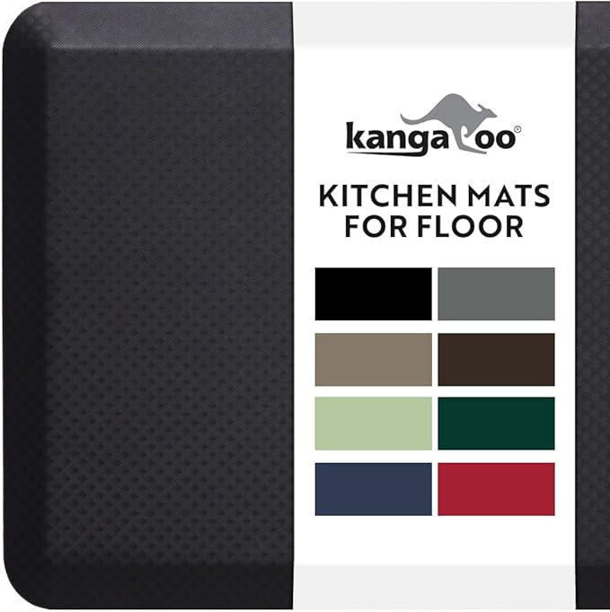 KANGAROO Thick Ergonomic Anti Fatigue Mats by Kangaroo