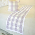 The HomeCentric King/Queen/Twin Lavender Decorative Bed Runner King 90"x18" Bed by TheHomeCentric