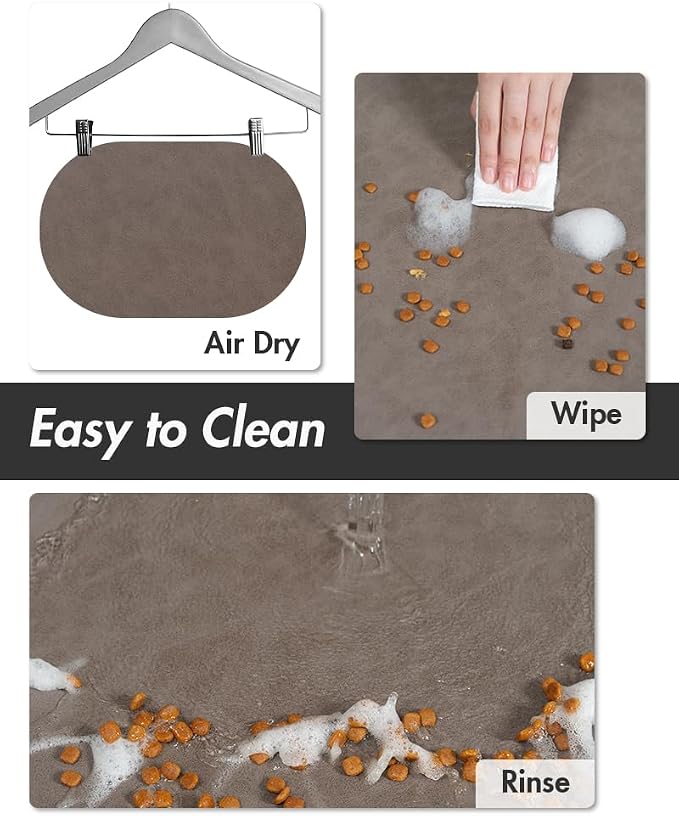 Absorbent Dog Water Mat for Food and Bowl - Image 4