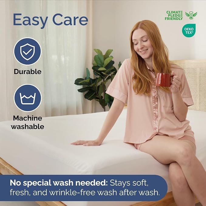100% Waterproof Mattress Protector Or Your Money Back Cal King Size-Premium - Image 5